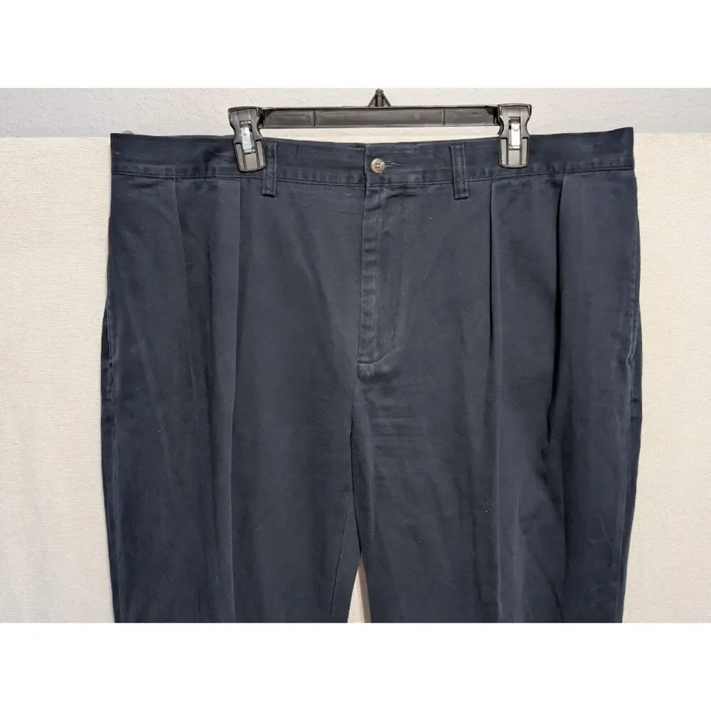 Polo Ralph Lauren Ethan Pants 100% Cotton Navy Blue Red Pony Men's Size 40x32